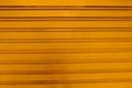 Background Textured of Yellow Corrugated Metal Sheet Royalty Free Stock Photo