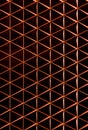 Triangle Shape Metal Grid Pattern Royalty Free Stock Photo