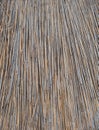 Background of thatched roof, dry grass or hay. Texture of dried grass Royalty Free Stock Photo