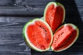 Background of fresh ripe watermelon slices Royalty Free Stock Photo