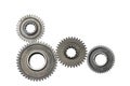 The gear wheels with cogs Royalty Free Stock Photo