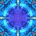 Background tile symmetrical abstract, Illustrations psychedelic fractal futuristic geometric colorful ornament