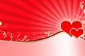 Background to the day of Sainted Valentine Royalty Free Stock Photo