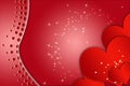Background to the day of Sainted Valentine Royalty Free Stock Photo