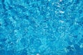 Background of transparent blue water top view Royalty Free Stock Photo