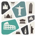 Background travel, vacation, famous places