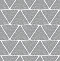Background with triangles of silver glitter, seamless pattern Royalty Free Stock Photo