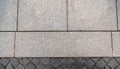 Background from two different paving stones new and old Royalty Free Stock Photo