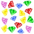 Background from varicoloured jewels Royalty Free Stock Photo