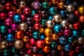 background variety glass Christmas balls for Christmas tree decoration