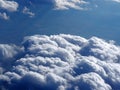 Background Of Clouds As Seen From An Airplane