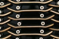 Background from various fingerboards, side view Royalty Free Stock Photo