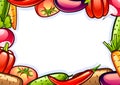 Background with vegetables