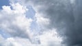 Background view of cloud formation on a sunny day Royalty Free Stock Photo