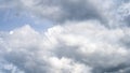 Background view of cloud formation on a sunny day Royalty Free Stock Photo