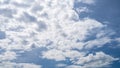 Background view of cloud formation on a sunny day Royalty Free Stock Photo