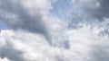 Background view of cloud formation on a sunny day Royalty Free Stock Photo