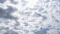 Background view of cloud formation on a sunny day Royalty Free Stock Photo