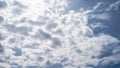 Background view of cloud formation on a sunny day Royalty Free Stock Photo