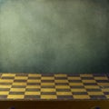 Background with vintage chess board Royalty Free Stock Photo