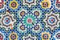 Background of vintage moroccan ceramic tiles