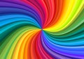 Abstract rainbow swirl Royalty Free Stock Photo