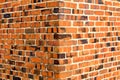 Background wall blocks orange brick Royalty Free Stock Photo