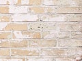 Background wall brick, white, beige texture Royalty Free Stock Photo