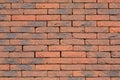 Background brick wall without cement joints Royalty Free Stock Photo