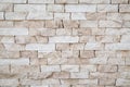 The background of the wall is made of strips of natural cream marble with a beautiful pattern of cream-colored stone. Backgrounds