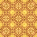 Background wall-paper, fractal pattern, yellowy-brown Royalty Free Stock Photo