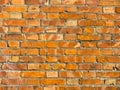 Background of the wall. Red bricks texture Royalty Free Stock Photo