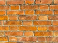 Background of the wall. Red bricks texture Royalty Free Stock Photo