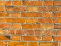 Background of the wall. Red bricks texture Royalty Free Stock Photo