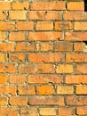 Background of the wall. Red bricks texture Royalty Free Stock Photo