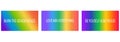 background wallpaper banner in pride month with gradient and word