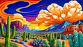 Background wallpaper colorful light storm cloud art paint brush stroke