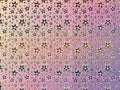 A background or wallpaper made of Colorful hologram stars