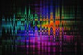 Background wallpaper screensaver image colour grid fabric sonic interference wave wavelength sound Royalty Free Stock Photo