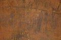 Background of old rusty iron plate or Rusty metal surface. Royalty Free Stock Photo