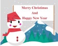 Background walpaper meery christimas character Royalty Free Stock Photo