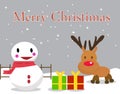 Background walpaper meery christimas character Royalty Free Stock Photo