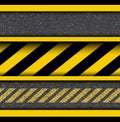 Background with warning stripes Royalty Free Stock Photo