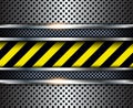 Background with warning stripes Royalty Free Stock Photo