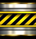 Background with warning stripes Royalty Free Stock Photo