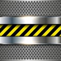 Background with warning stripes Royalty Free Stock Photo