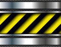 Background with warning stripes Royalty Free Stock Photo