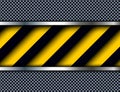 Background with warning stripes Royalty Free Stock Photo