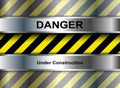 Background with warning stripes Royalty Free Stock Photo