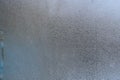 Misted wet glass. Background water condensate. Royalty Free Stock Photo